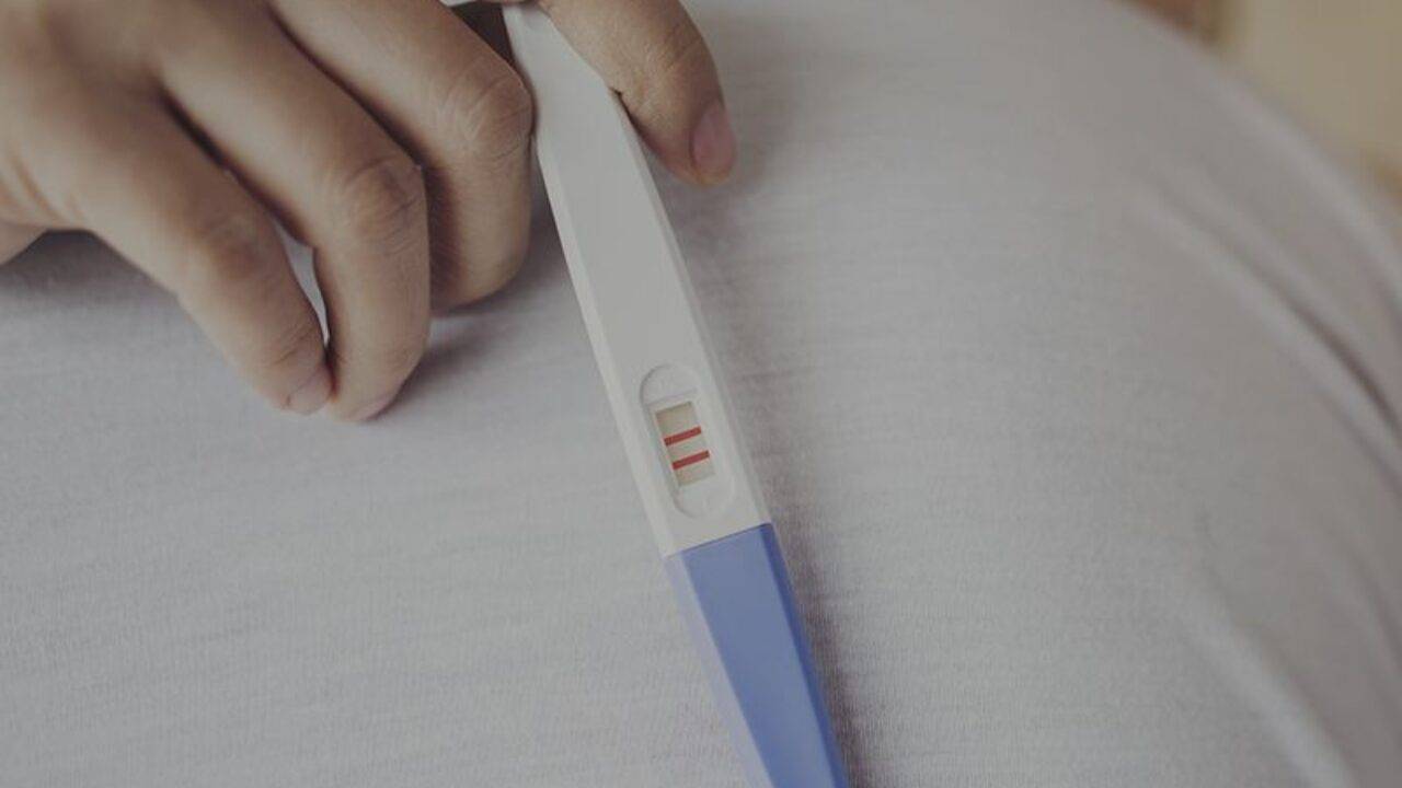 Test de embarazo positivo o no..